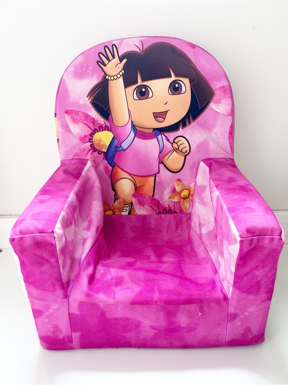 Vintage Nickelodeon Dora the Explorer & Boots Plush Armchair